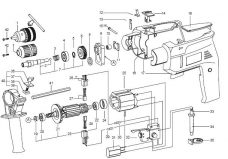 Дрель ударного действия BU 150E