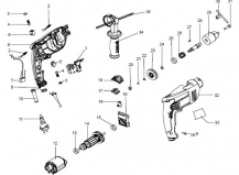 Дрель ударного действия BUR 131E
