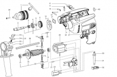 Дрель ударного действия BUR 130E