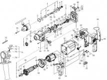Двухскоростная дрель ударного действия BUR2 250E