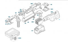 Перфоратор с пылеудалением, с патроном SDS-plus  GBH 2-23 REA Professional