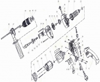 Дрель ударная - Интерскол ДУ-750ЭР