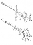 Двухскоростная ударная дрель - Makita HP2050