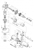 Угловая шлифовальная машина Makita 9562CH