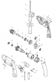 Ударная дрель Makita HP1621F