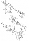 Двухскоростная ударная дрель Makita HP2032