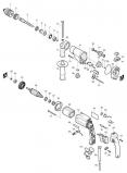 Двухскоростная ударная дрель Makita HP2051F