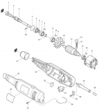 Прямая шлифовальная машина (бормашина) Makita 906