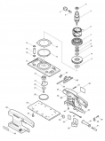 Вибрационная шлифовальная машина Makita BO3700