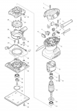 Вибрационная шлифовальная машина Makita BO4556