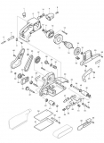 Ленточная шлифовальная машина Makita 9404 (100х610мм)