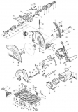 Пила дисковая погружная Makita SP6000 165мм