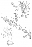 Аккумуляторная дрель-шуруповерт Makita 6317DWDE 12V 2,6Ah NiMh