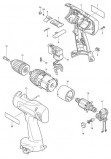 Аккумуляторная дрель-шуруповерт Makita 6337DWAE 14,4V 2,0Ah NiCd
