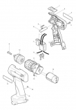 Аккумуляторная ударная дрель-шуруповерт Makita 8280DWAE