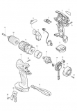 Аккумуляторная ударная дрель-шуруповерт Makita BHP440RFE