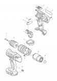 Аккумуляторная ударная дрель-шуруповерт Makita BHP453RFE