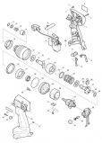 Аккумуляторная ударная дрель-шуруповерт Makita 6980FDWAE9