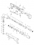 Аккумуляторный ударный угловой гайковерт Makita 6940DW