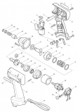 Аккумуляторный ударный гайковерт Makita 6990DWAE